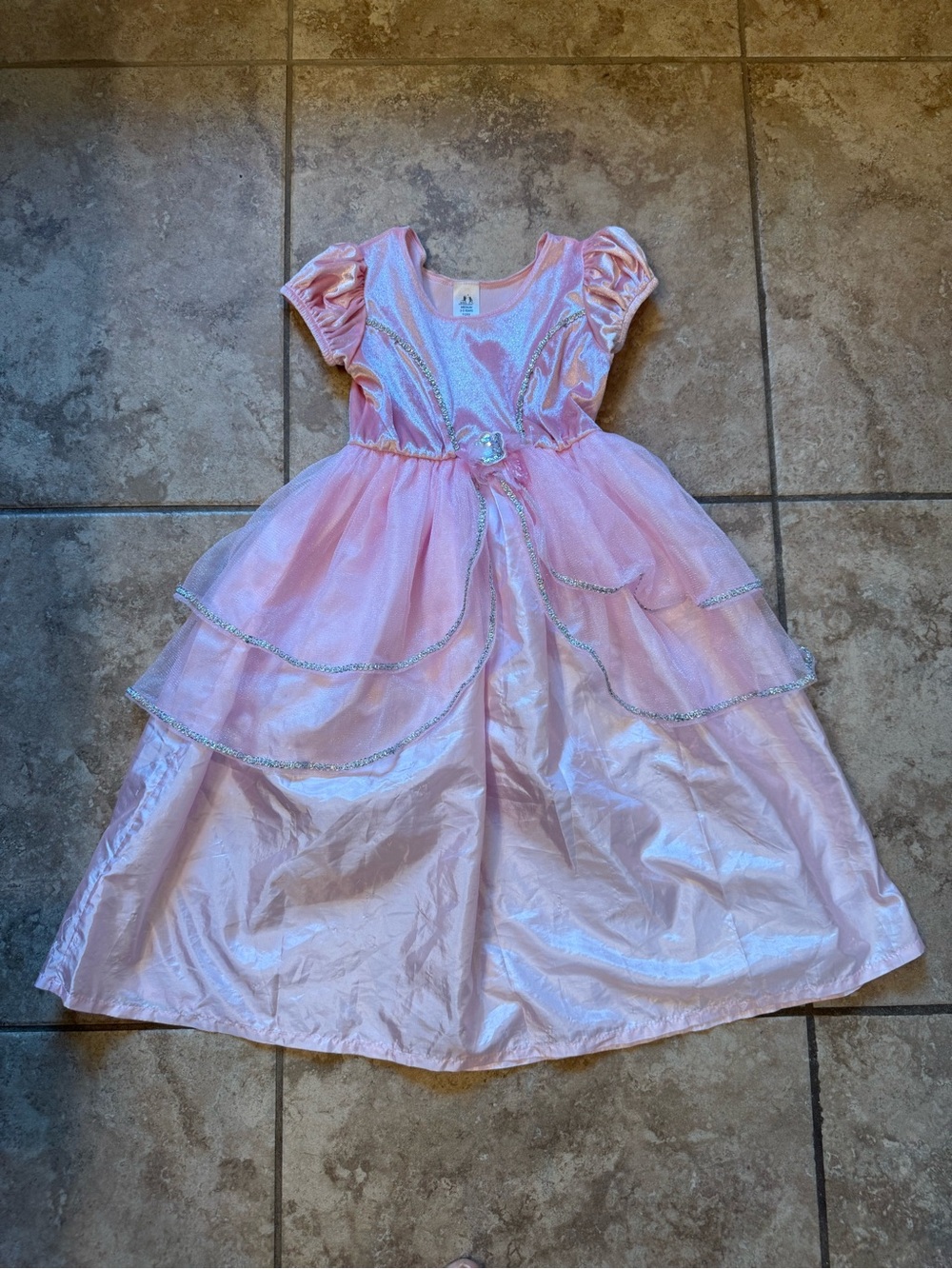 Little Adventures Royal Pink Princess - Girls Medium 3-5 Years